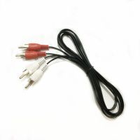 1 Meter 2 RCA to 2 RCA Male to Male Cable Line TV DVD Cable Audio Video AV Cable Cables