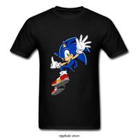 เสื้อยืดผ้าฝ้ายใหม่ เสื้อยืดลําลอง แขนสั้น พิมพ์ลายการ์ตูนเกมโซนิค The Hedgehog Great Choice 3D DIY สําหรับผู้ชาย 2022L  เสื้อยืดคุณภาพดี