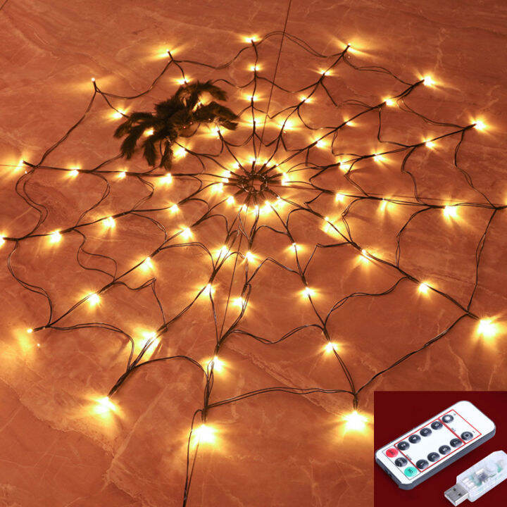 1m-spider-web-halloween-fairy-light-usb-battery-operated-garland-remote-control-for-home-room-halloween-party-decoration