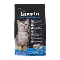 Lincoln อาหารแมว ชนิดเม็ดเกรดพรีเมี่ยม ลินคอล์น สูตรปลาแมคเคอเรล ข้าวและนมแพะ 1-3 kg