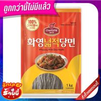 ?*พร้อมส่ง*? เชฟวัน วุ้นเส้นเกาหลี ชนิดแบน 1 กก. Chefone Whayoung Wide Glass Noodle 1 kg ว๊าว?