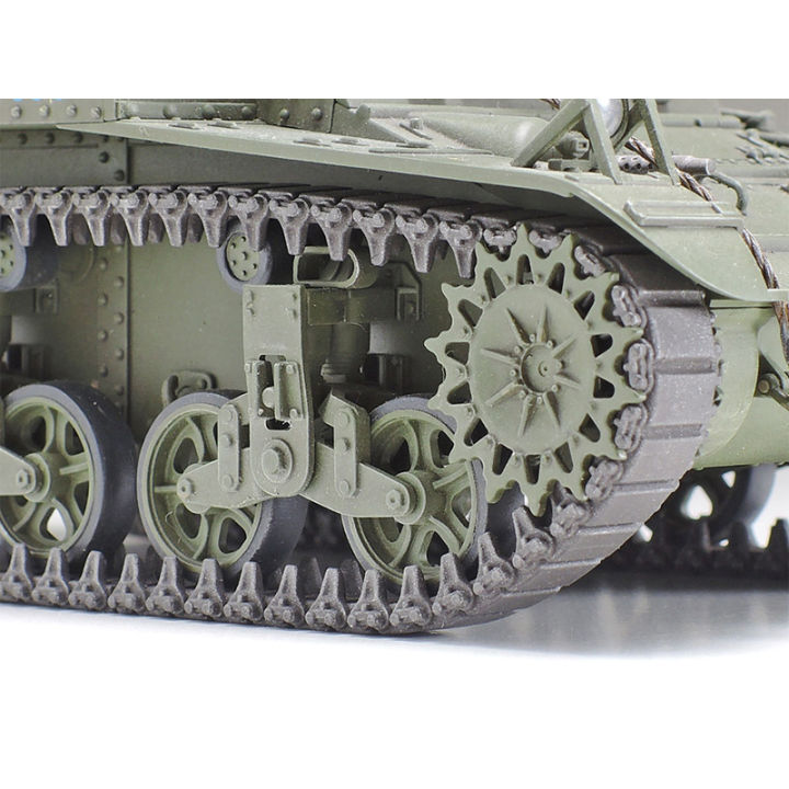tamiya-35360-135-scale-model-kit-us-m3-stuart-light-tank-ชุดอาคาร-diy-สำหรับผู้ใหญ่ทหารรุ่น-hobby-collection-ของเล่น