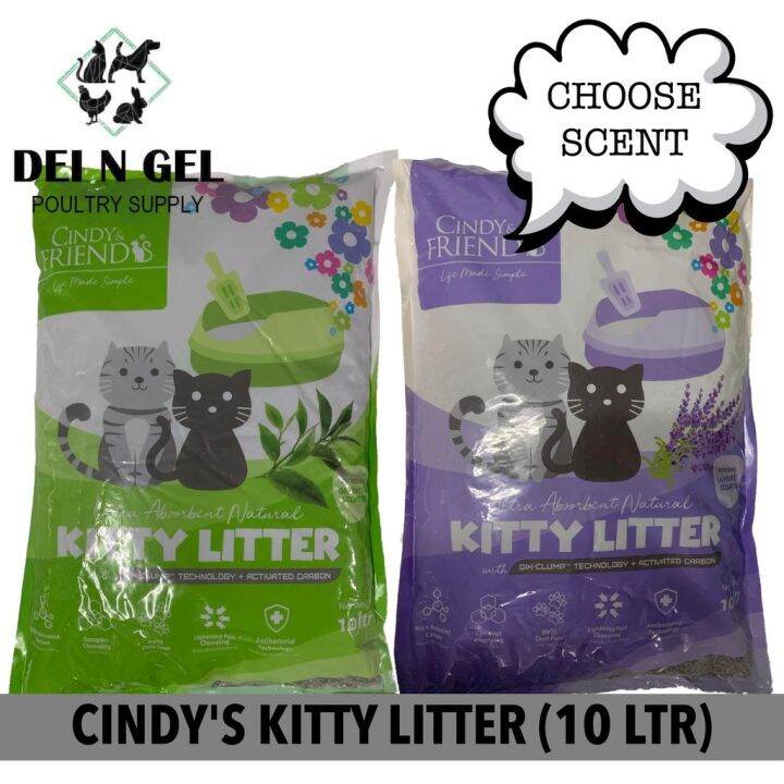 KITTY LITTER CINDYS AND FRIENDS CAT LITTER (10 LITERS) Lazada PH