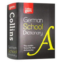 Huayan original pocket Collins German Student Dictionary English original Collins GEM German School Dictionary English learning reference book