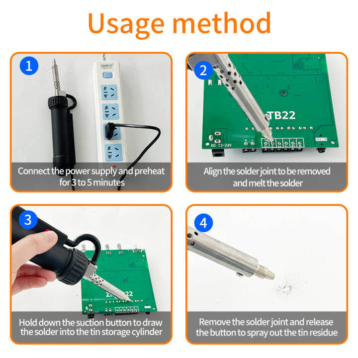 ไฟฟ้าอัตโนมัติ-desoldering-ปั๊มสูญญากาศ-solder-sucker-เครื่องมือแบบพกพา-ac220v-30w-เหล็กดีบุก-solder-removal-repair-เครื่องมือสำหรับ-diy