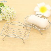 【VOLL】 Fashion Soap Dishes Tray Brief Rectangle Ellipse Stainless Steel Kitchen Shower Soap Holders