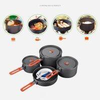 Fire-Maple Feast 5 Cookware FMC-F5 ชุดหม้อ กระทะ สนาม สำหรับ 4-5 คน High Grade Aluminium Hard Anodic Oxidation