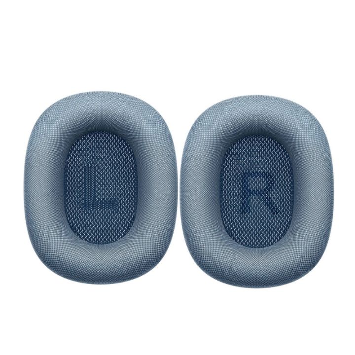 สำหรับ-airpods-max-ฝาครอบหูฟังแผ่นรองหูฟังเปลี่ยนชุดหูฟังฟองน้ำอุปกรณ์เสริมพร้อมโครงสร้างตาข่ายถัก