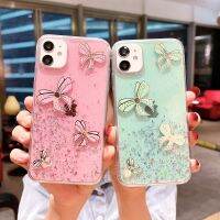 (Hulux electron) เคสโทรศัพท์ใสแวววาวหรูหรา,ฝาหลังผูกโบว์เพชรกันกระแทกนุ่มสำหรับ OPPO Reno7 Pro 5G