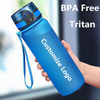 ปรับแต่งขวดน้ำกีฬากลางแจ้งแบบพกพาความปลอดภัย Tritan BPA ฟรีถ้วยดื่มขนาดใหญ่ผู้ชายของขวัญวันเกิดชื่อโลโก้ที่กำหนดเอง-mu xuan trade