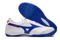 Original Mizuno Creation MORELIA TF M8 Mens Sports Shoes Mizuno Outdoor Sneakers White/Blue Color Size Eur 40-45