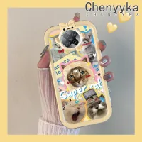 เคส Chenyyka สำหรับ Xiaomi Poco F2 Pro Redmi K30 Pro Zoom เคสแฟชั่นซูเปอร์แมวสีสันน่ารักเล็กๆน้อยๆเลนส์กล้องถ่ายรูปแบบนิ่มซิลิโคนเคสโปร่งใสกันกระแทกแบบใสง่าย