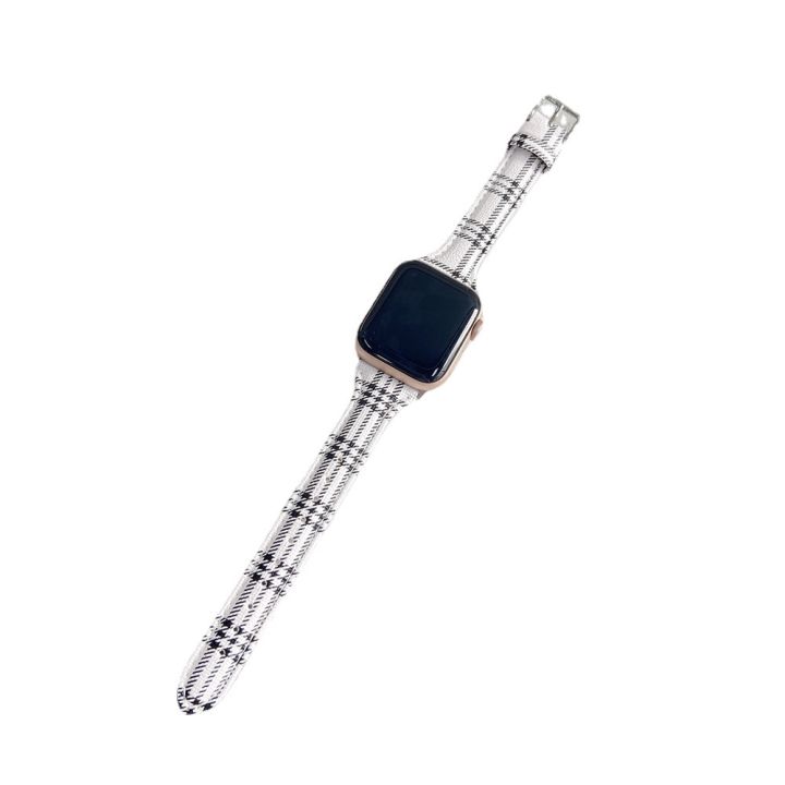 hot-sale-suitable-for-7-watch-strap-iwatch1-2-3-4-567-generation-se-waist-fine-grain-lattice-bright-leather