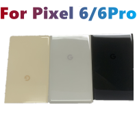 Baru untuk Pixel 6 Kaca Belakang Bateri Cover Panel Pintu Perumahan Bagian Penggantian Kes untuk Pixel 6 Pro Cover Bateri