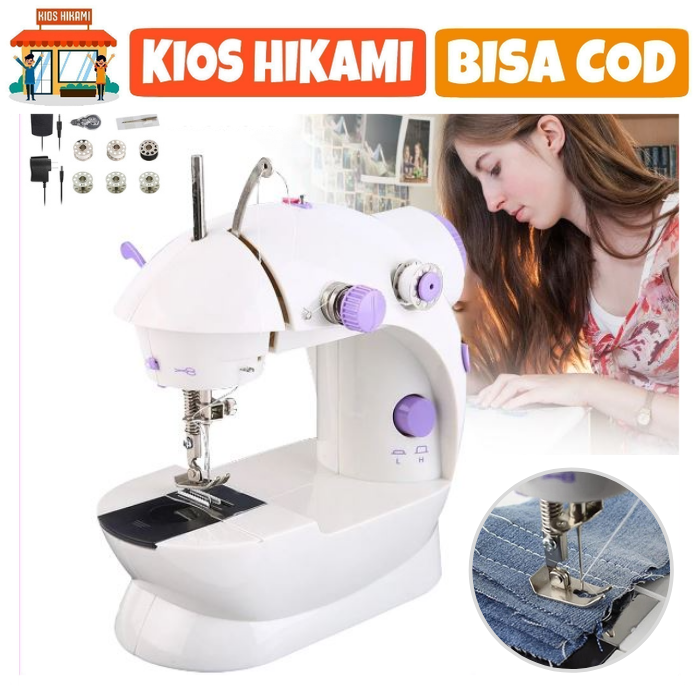 Mini Jhit Mesin Jahit Mini Portable SM-202A | Sewing Machine Elektrik 4in1 ...