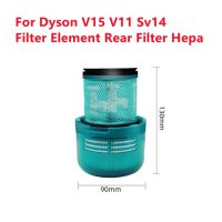 ตัวกรองตัวกรอง Hepa ไร้สายสำหรับ Dyson V11 V15อะไหล่เครื่องดูดฝุ่นไร้สาย Sv14แผ่นกรองเครื่องกรองอากาศด้านหลัง Hepa