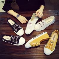 ¤✥ 2023 summer new white womens shoes Korean version all-match breathable shallow mouth casual lazy slip-on cloth