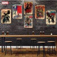 Vintage Movie แผ่นโลหะตกแต่งป้ายเหล็ก Man และกัปตันอเมริกาสำหรับบาร์ผับคาเฟ่และ Modern Home Decor Wall Art โปสเตอร์ Board