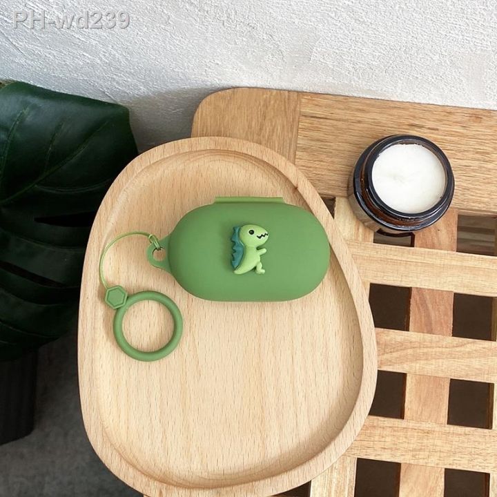cartoon-earaphone-box-for-samsung-galaxy-buds-buds-plus-case-funny-dinosaur-silicone-protect-hearphone-cover-with-keychain