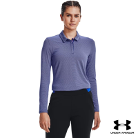 Under Armour UA Womens Zinger MicroStripe Long Sleeve Polo อันเดอร์ อาร์เมอร์ เสื้อออกกำลังกายสำหรับผู้หญิง