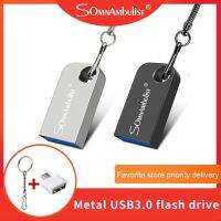 High speed usb 3.0 metal flash drive 16gb 32gb 64gb 128gb pendrive pen drive usb mini memory stick waterproof key ring 1gb 2gb