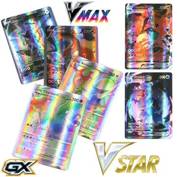 50-300Pcs Pokemon 300 V MAX 300 GX Children Battle English French Spanish  Version Game Tag Team Shining Vmax Pokemon Cards ready stockbo8387211