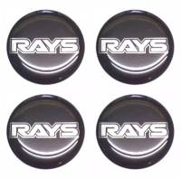 สติกเกอร์ติดดุมล้อ Rays ขนาด 48mm. 1 ชุดมี 4 ชิ้น