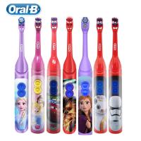 แปรงสีฟันไฟฟ้า Oral B สำหรับเด็กมืออาชีพการสั่นสะเทือนของสุขอนามัยทางทันตกรรมที่ดีต่อสุขภาพหัวแปรงเด็ก3 + แปรงสีฟันไฟฟ้าดูแลเหงือกขับเคลื่อน