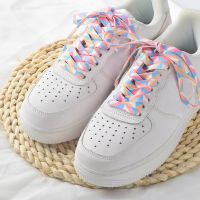 Diamond Shoelace Rainbow Color Low Cut High Top Canvas Shoes Laces Personalized Printing Shoelaces Accessories 120/140cm