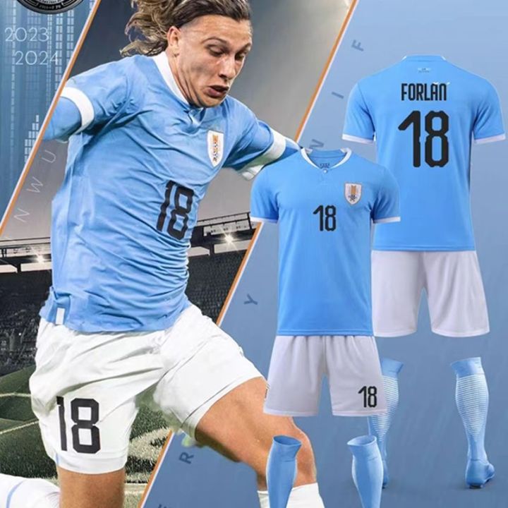 2022-uruguay-football-clothing-customization-suarez-world-cup-jersey-sport-suit-male-children-training-printing