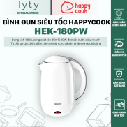 Ấm Siêu Tốc HappyCook 1.8 Lít HEK-180PW - Bảo Hành Chính Hãng 12 Tháng