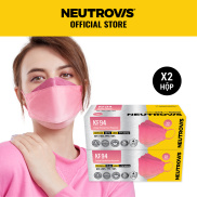 Khẩu Trang Cao Cấp KF94 Neutrovis 20 Cái Hộp - 2 Hộp Hồng Taffy