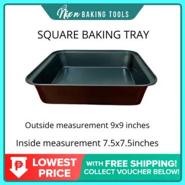 Square Baking Pan Aluminum per piece/per set (7x7,8x8,9x9,10x10,11x11,12x12)