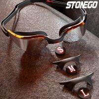 Professional Anti-Fog Swim Goggles with HD Wide-Angle Lens Comfortable Fit Adjustable Nose Bridge Stylish Design