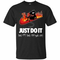 Just Do It Do It Do It Luci The Demon Black Tshirt