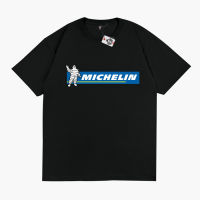 Kaos Baju Racing Michelin Logo Kaos Otomotif - Karimake - V1 HITAM, S