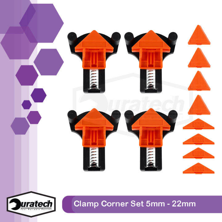 Corner Mate Set Pcs Spring Clamp Sudut Alat Penjepit Sudut Kayu Angle Clamps Set Mm