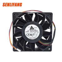 สำหรับ Bitcoin Miner กรณีเซิร์ฟเวอร์ที่มีประสิทธิภาพ AXIAL พัดลมระบายความร้อน TFC1212DE DC12V 3.90A 12CM 5200RPM 252CFM