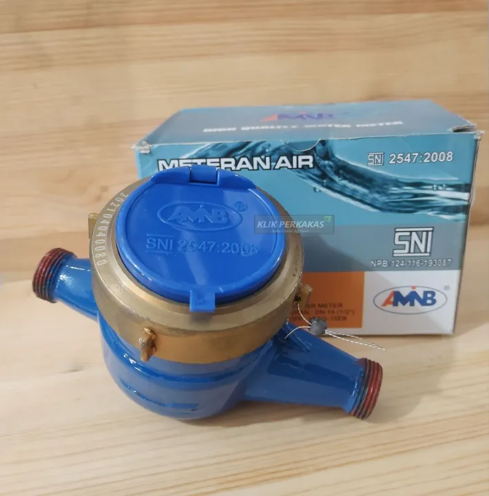 Water Meter Meteran Air Body Besi Pdam Sni Flow Water Jarum Inch Lazada Indonesia