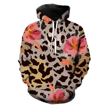 Cartoon Animal Abstract Leopard Men's Hoodies 2022 Hot Sale Casual