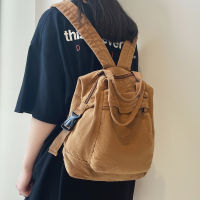 Fashion Canvas Women Bag Solid Color Retro Small Backpack Female College School Bag For Teenage Girls Portable Handbag Rucksack