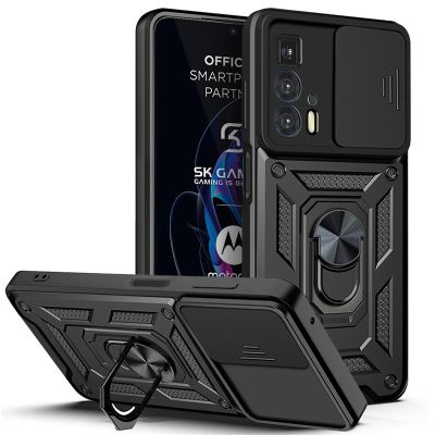 For Motorola Edge 20 Pro Case Slide Camera Armor Phone Cases For Moto Edge20 Lite Edge 2021 Edges Magnetic Holder Stand Cover