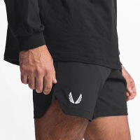 Mens Gym Training Shorts Men Sweat Sports Casual Clothing การออกกำลังกายวิ่ง Quick-Drying Compression Shorts Sweatpants ！