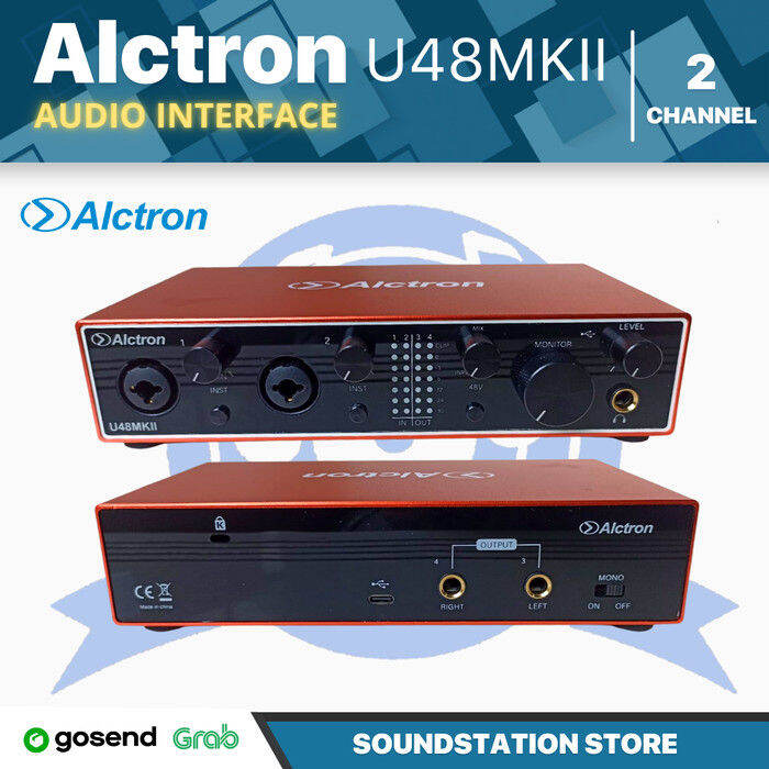 ALCTRON U48MKII Audio Interface, Soundcard ALCTRON U48 MK2 | Lazada ...
