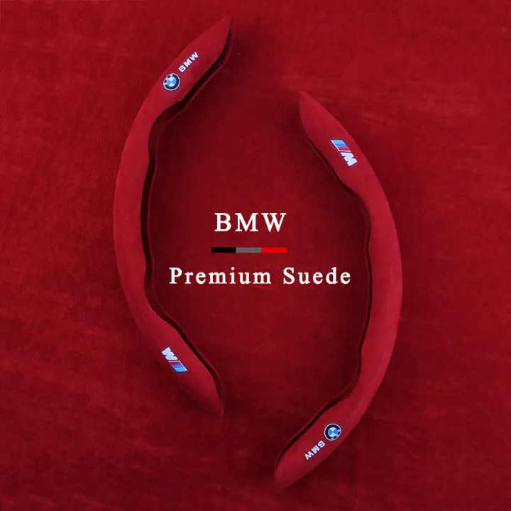 Premium suede steering wheel cover for BMW cars Lazada PH