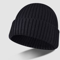 【YD】 Warm Hat Men Thick Knitted Outdoor Windproof Hiking Cycling Skullies Male Thermal Hedging Caps