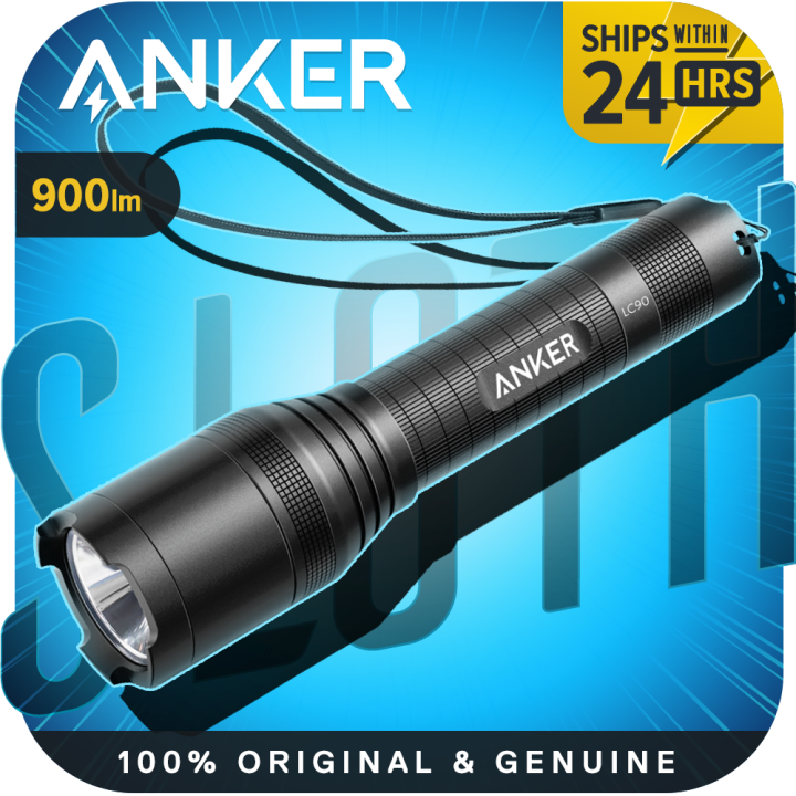 Anker Bolder LC90 Tactical Flashlight, 900 Lumens, 5 Light Modes