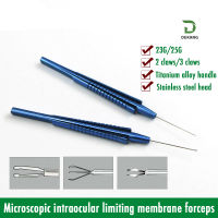 Intraocular จำกัดเมมเบรนแหนบกรรไกรโลหะผสมไทเทเนียม Intraocular Retina Intraocular คีม Posterior ส่วน Instrume