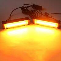 หัวเตือนกระจังหน้าไฟรถยนต์ขนาดเล็ก Cob Led 12V,ไฟฉุกเฉินไลท์บาร์ติดพื้นผิวสำหรับรถดับเพลิงและตำรวจ