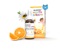 Mckrime Mouth Spray 20 ml แม็คไครม์ เม้าท์ สเปรย์ สเปรย์สำหรับช่องปาก รสส้ม สำหรับเด็ก มีวิตามินซี (1ขวด/20มล.)